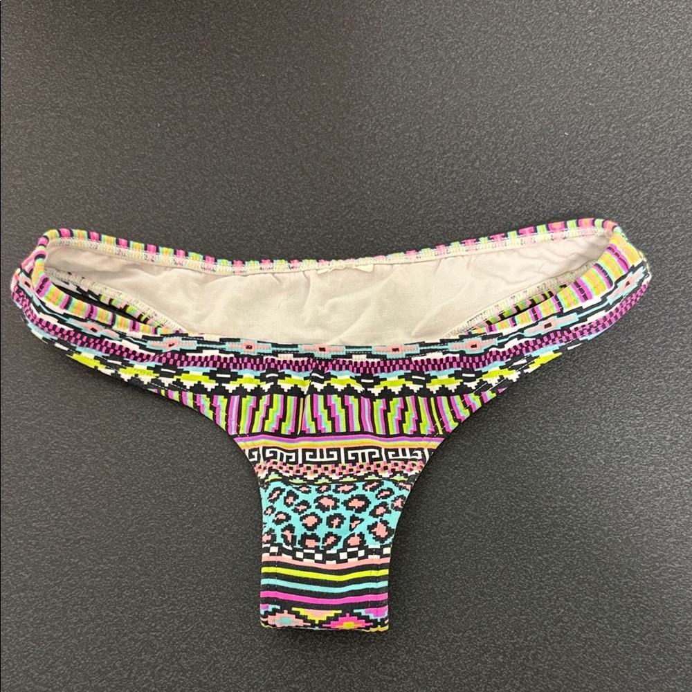 Volcom Multicolor Geometric Bikini Bottom